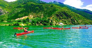 Kayak Tour in Komani Lake